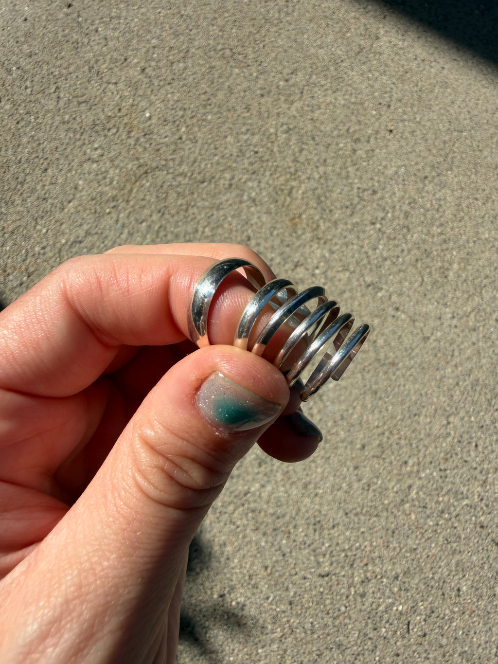 Sterling Silver Toe Rings