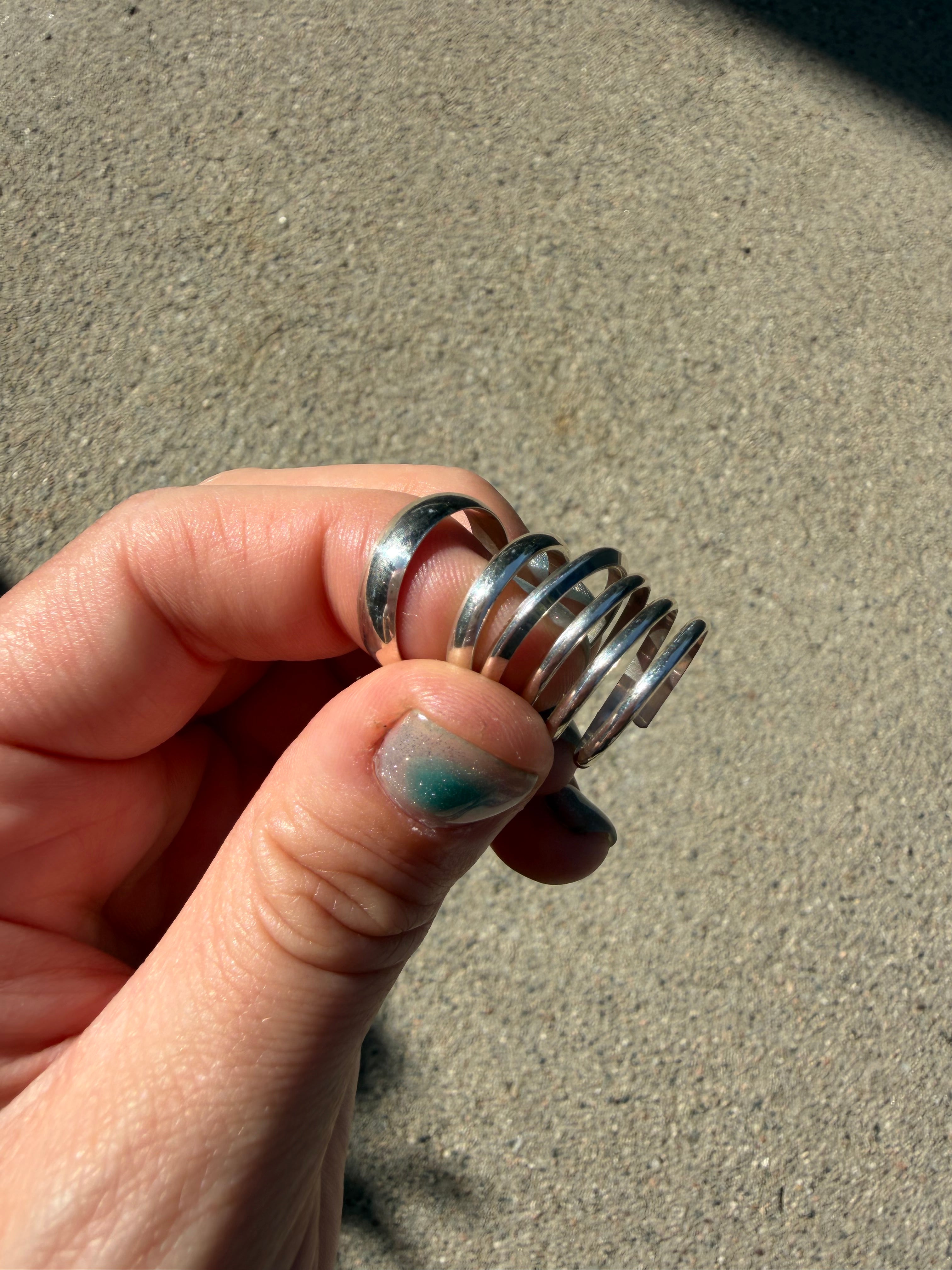 Sterling Silver Toe Rings