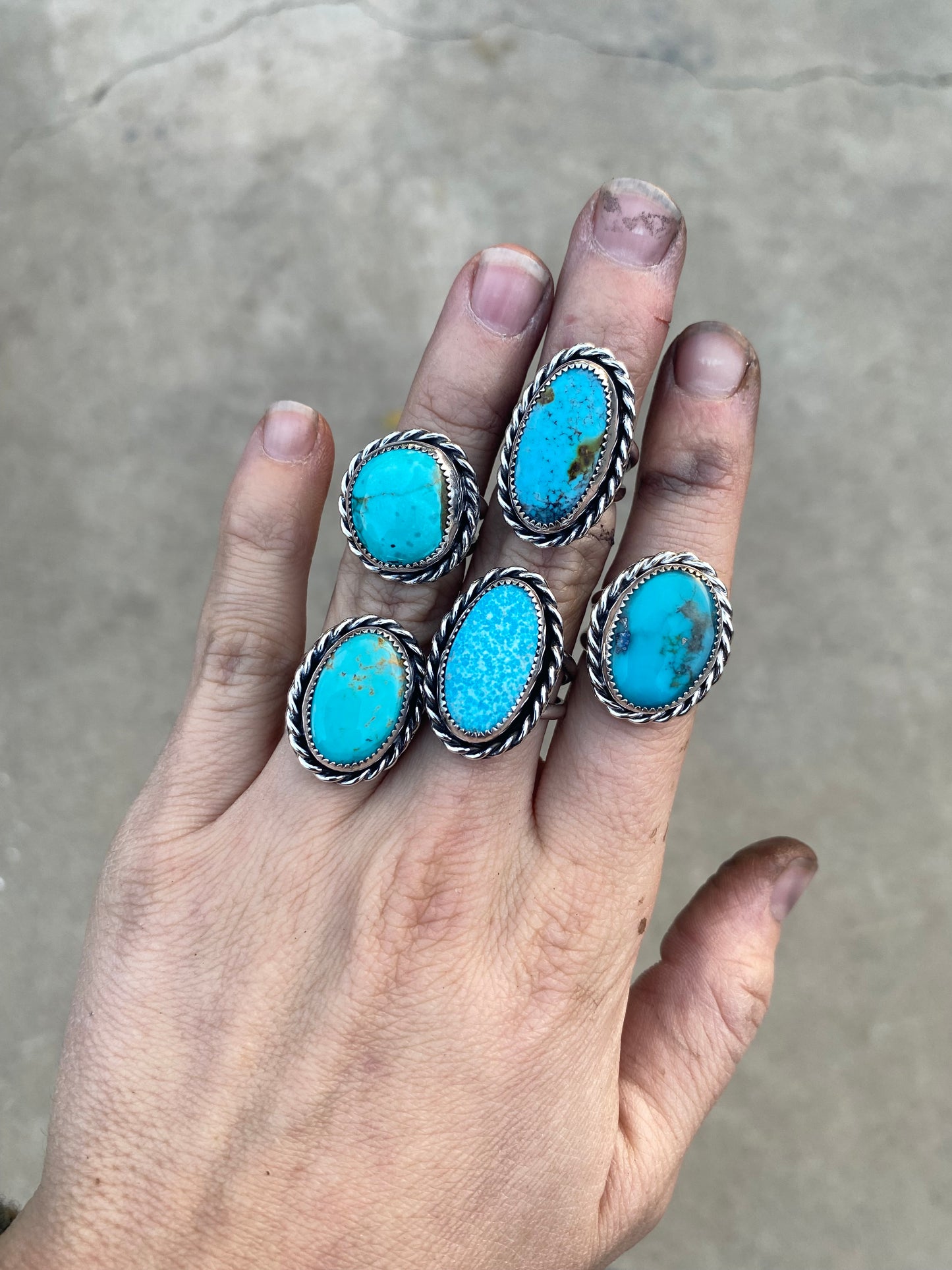 Classic turquoise ring