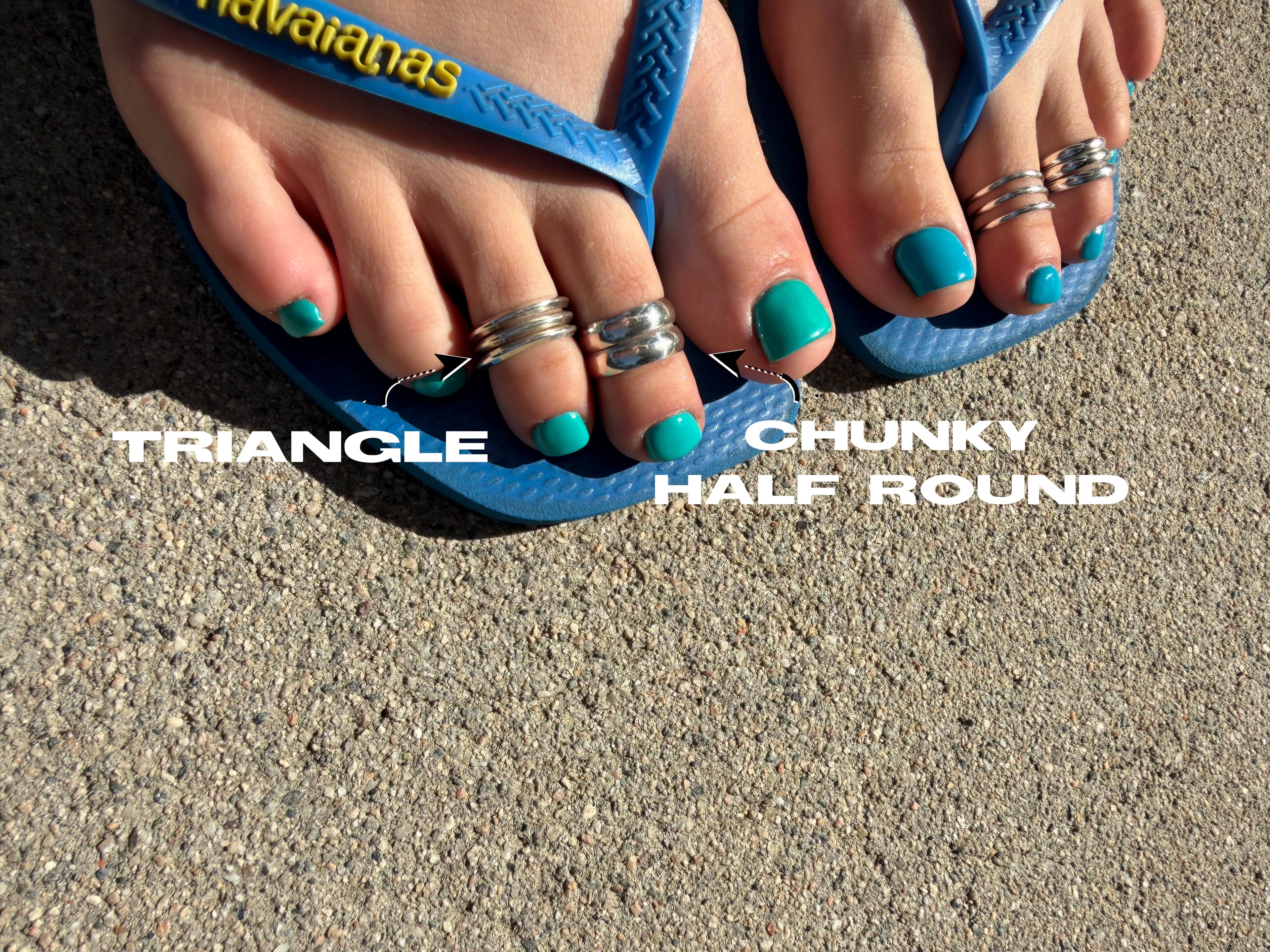 Sterling Silver Toe Rings