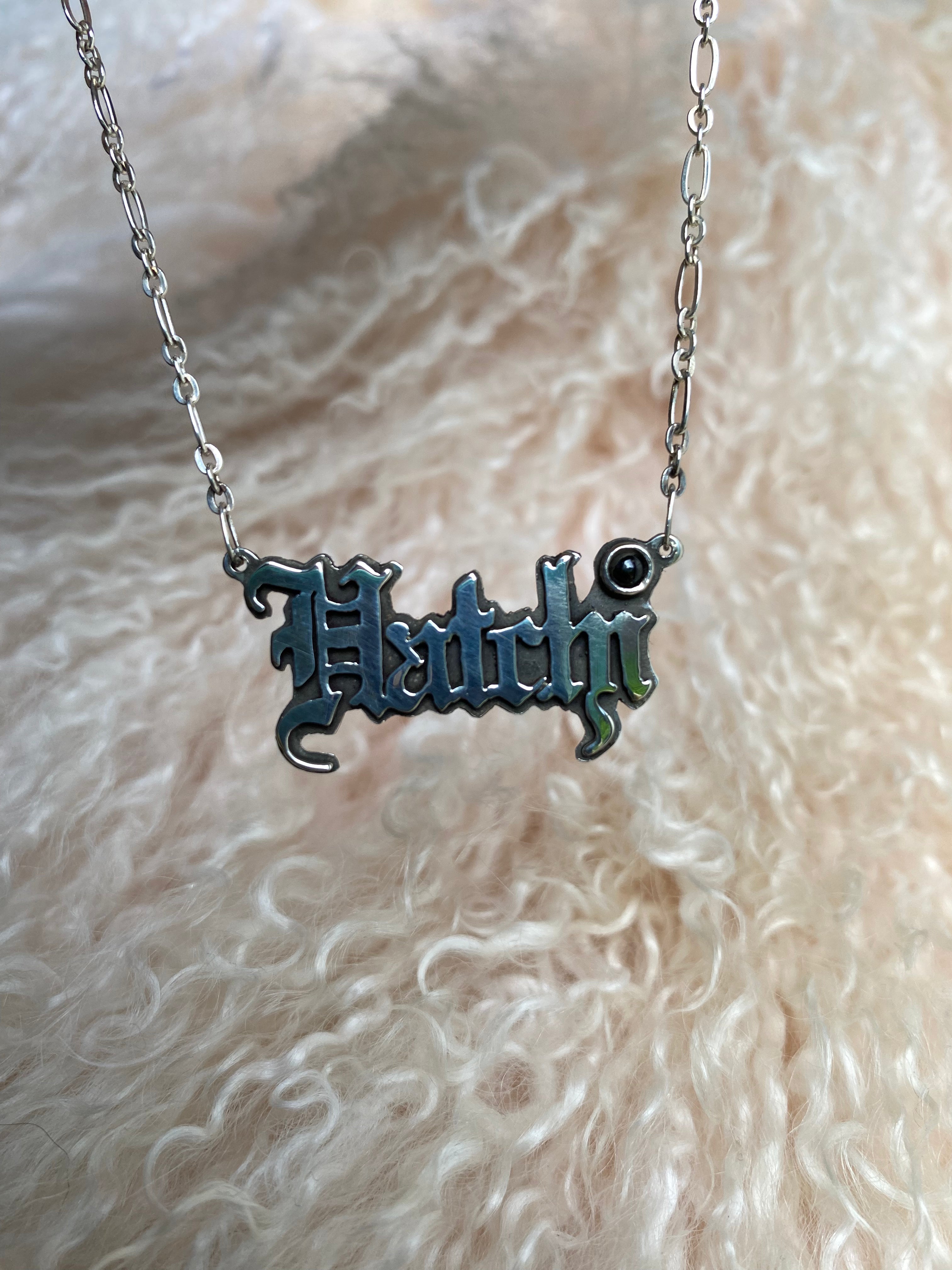 Old English Namplate